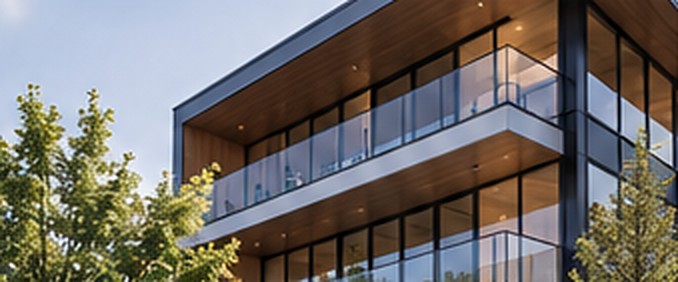 Modern multi-unit residential building